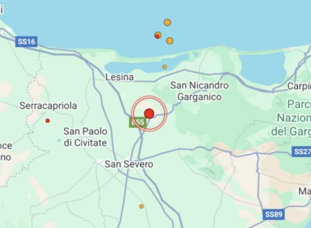 Terremoto Foggia
