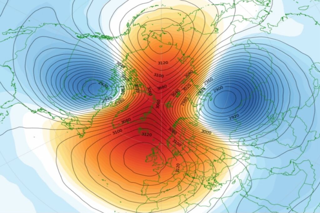 Vortice Polare in crisi