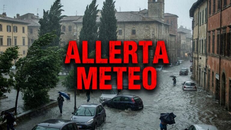 allerta meteo domani maltempo pioggia allagamenti vento