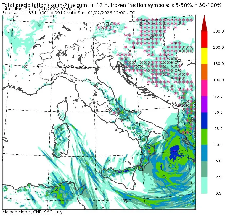 allerta meteo piogge domenica mattina