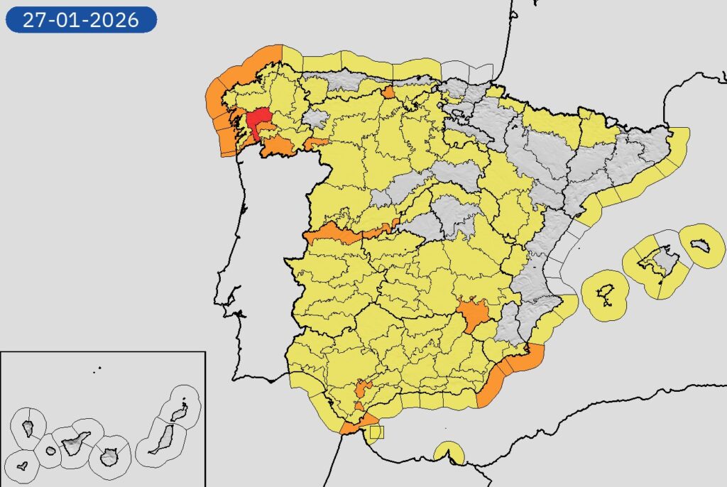 allerta meteo spagna