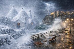 allerta meteo uragano neve sud italia