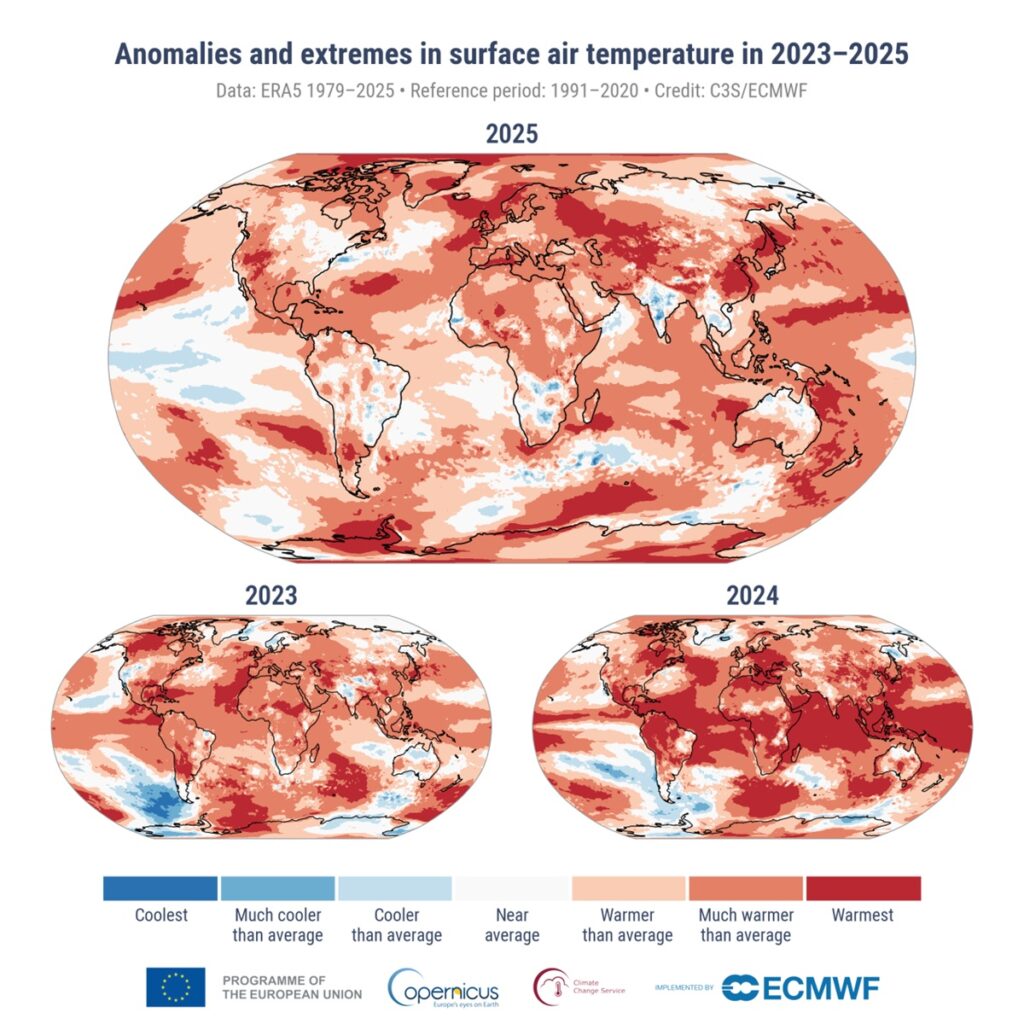 anomalie temperatura 2023-2025