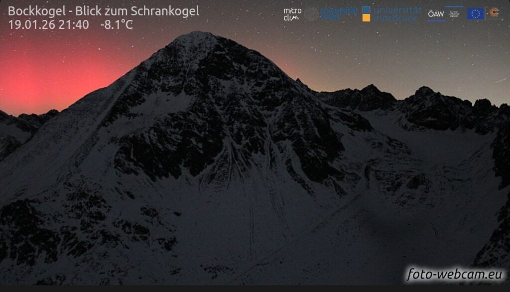 aurora boreale 19 gennaio