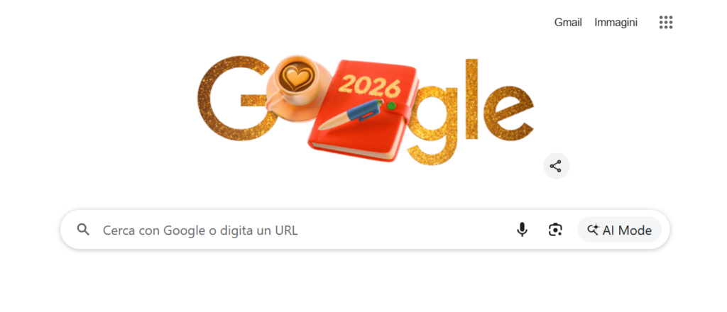 capodanno 2026 doodle google oggi significato