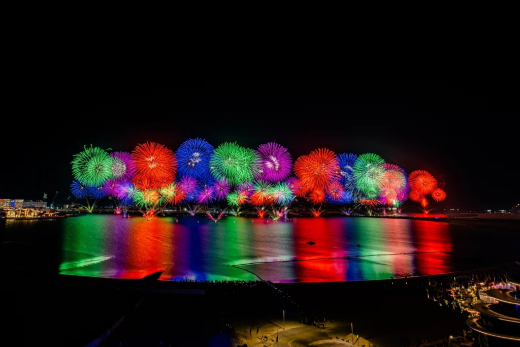 capodanno 2026 fuochi d'artificio record Ras Al Khaimah