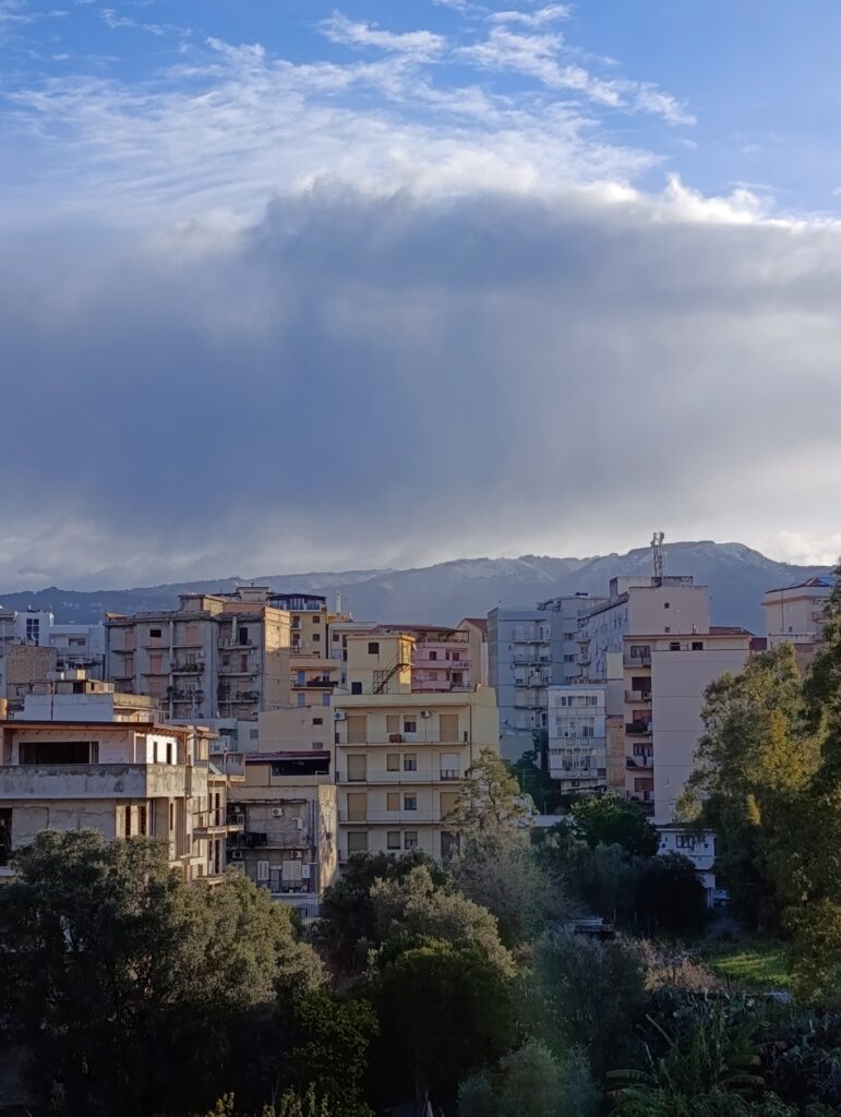 colline reggio calabria neve