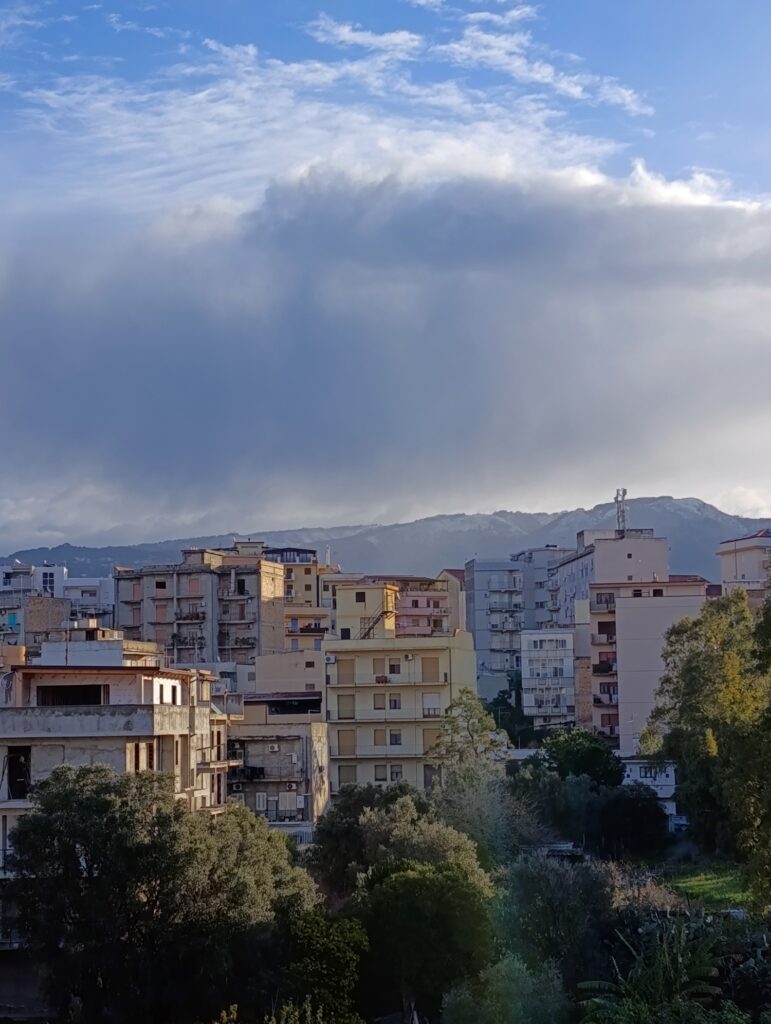 colline reggio calabria neve