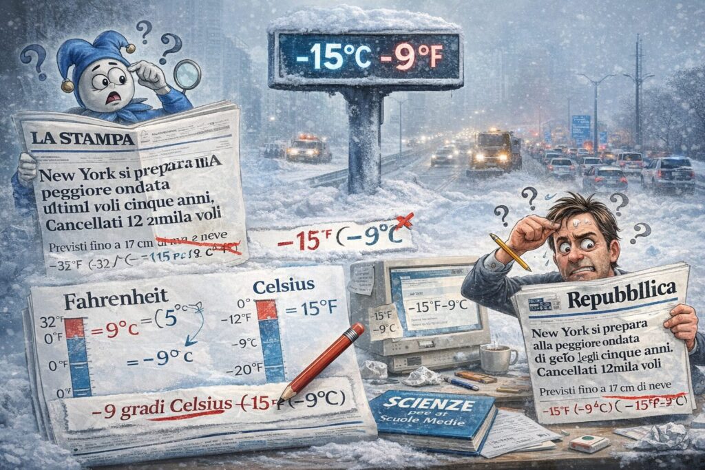 gaffe meteo clamorosa