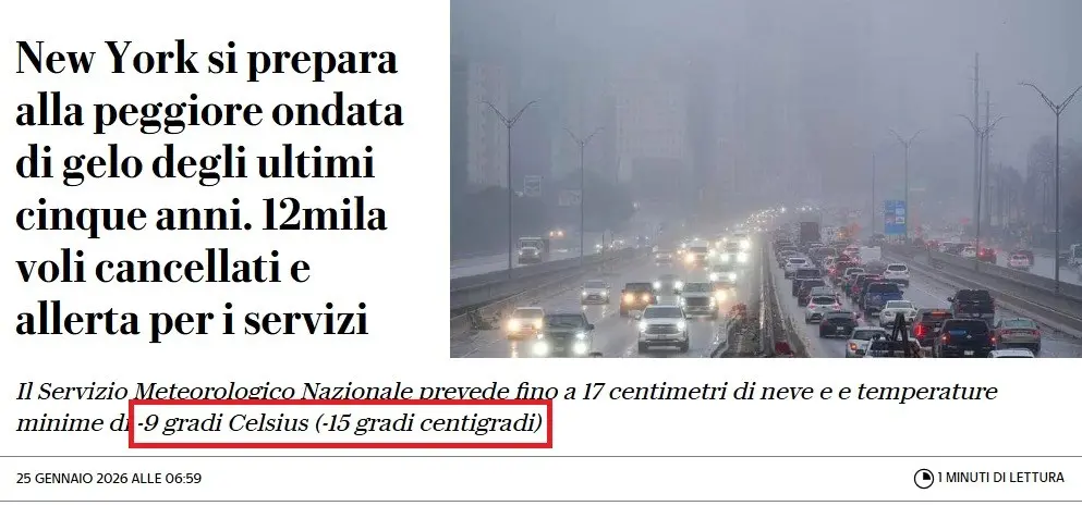 gaffe meteo giornali