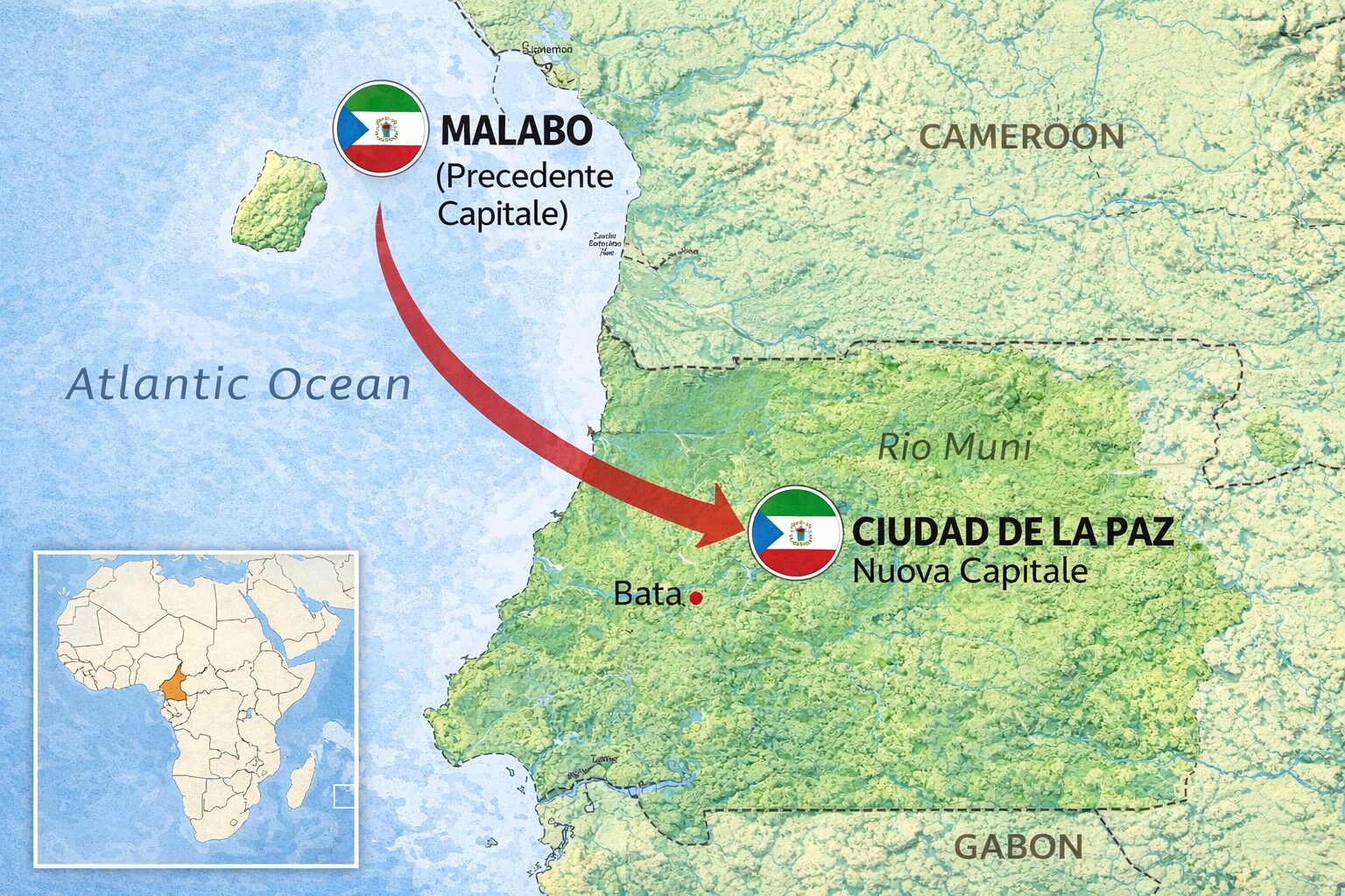 guinea equatoriale cambia capitale
