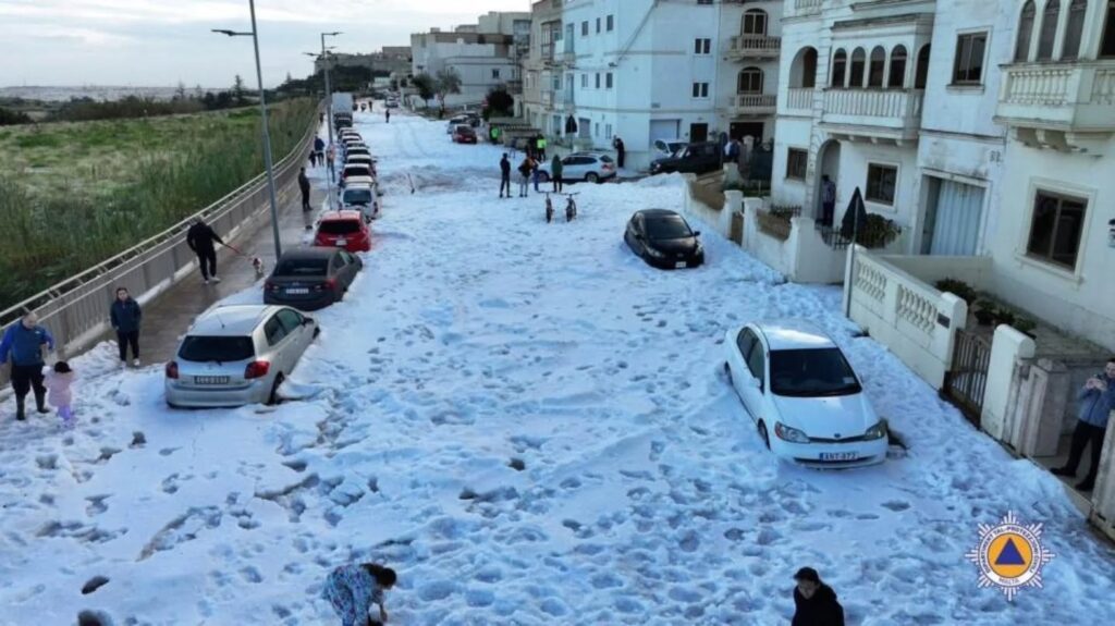 maltempo grandine malta