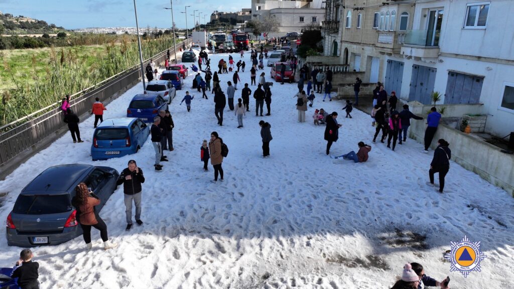 maltempo grandine malta
