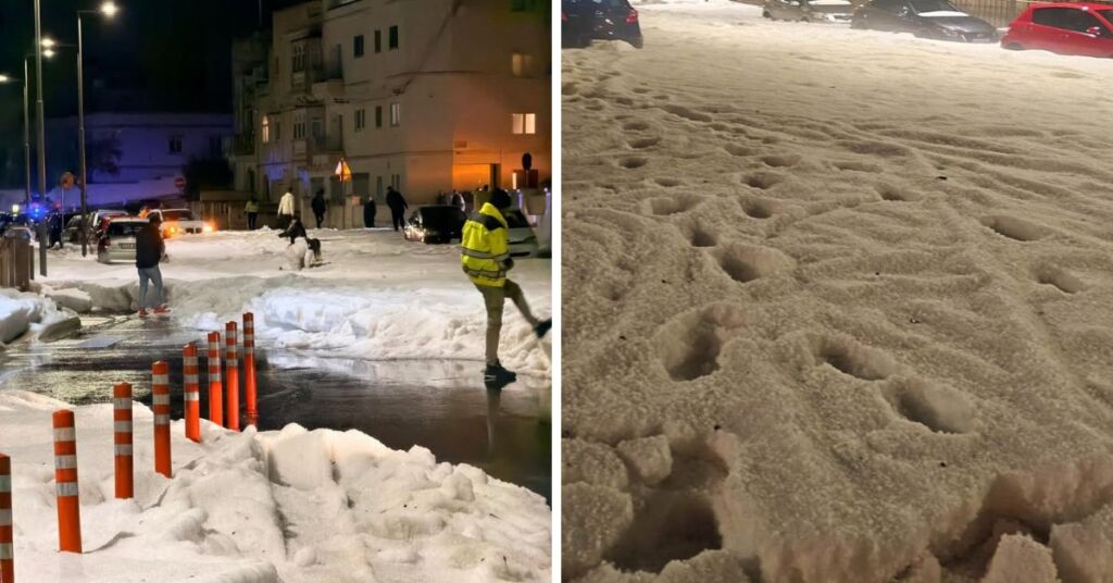 maltempo grandine malta