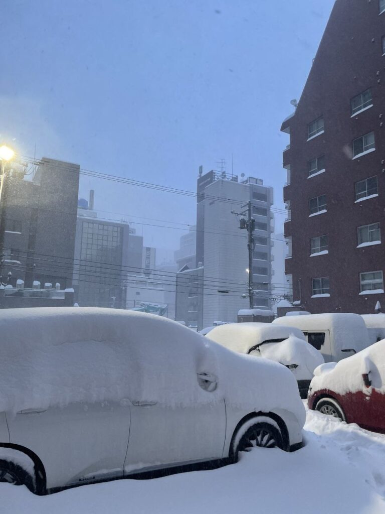 maltempo neve giappone sapporo