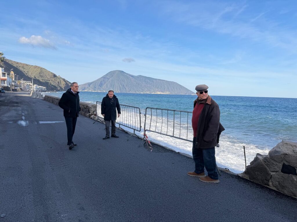 mareggiate sopralluogo lipari