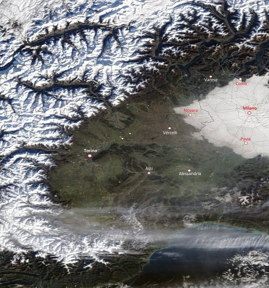 nebbia piemonte