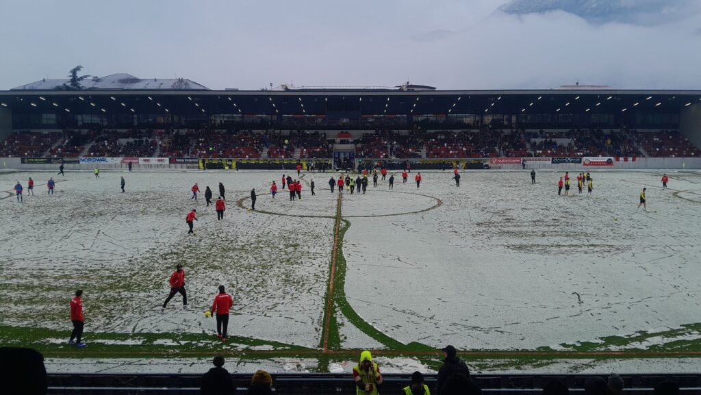 neve bolzano stadio sudtirol padova