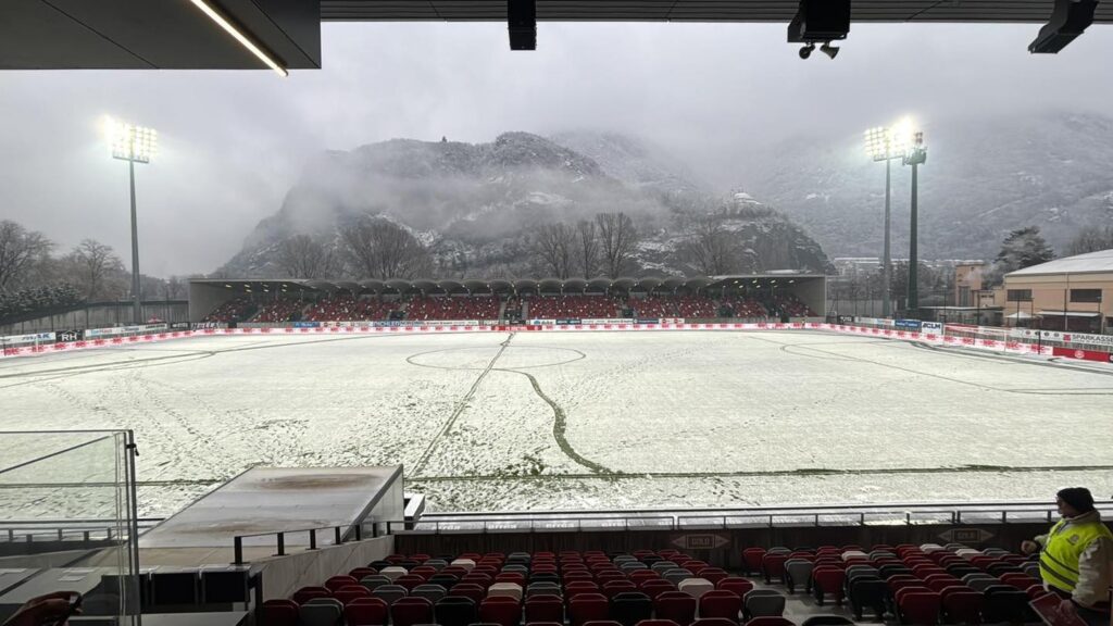 neve bolzano stadio sudtirol padova