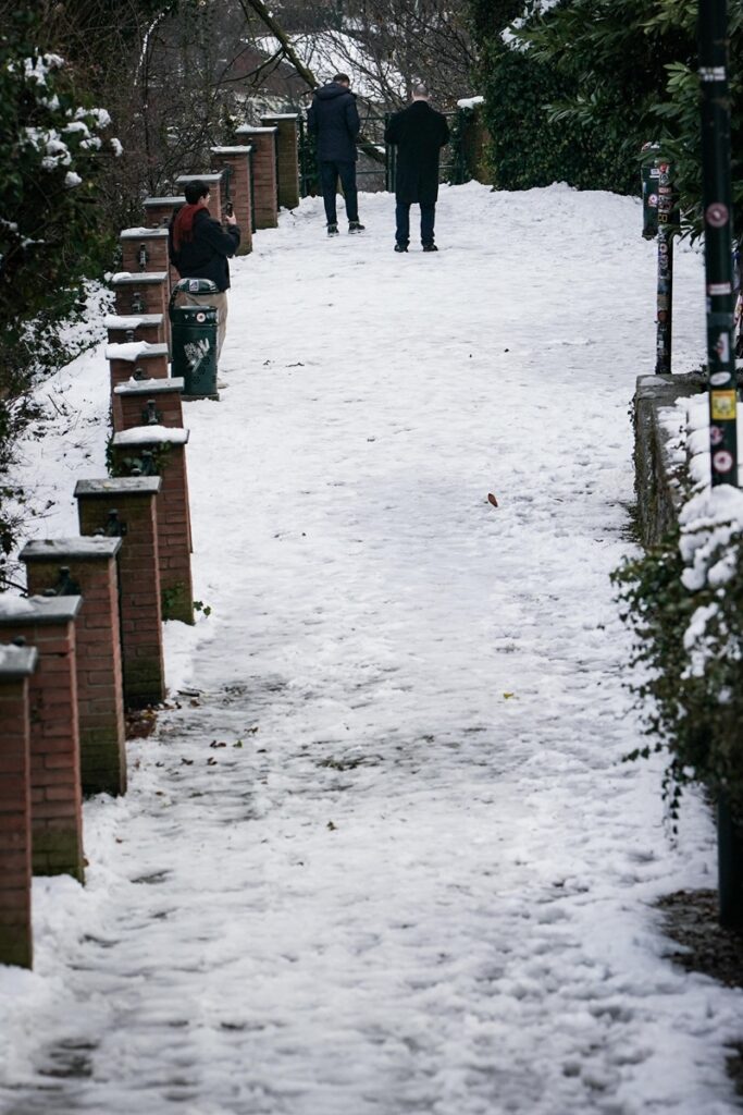 Neve sulla collina di Torino