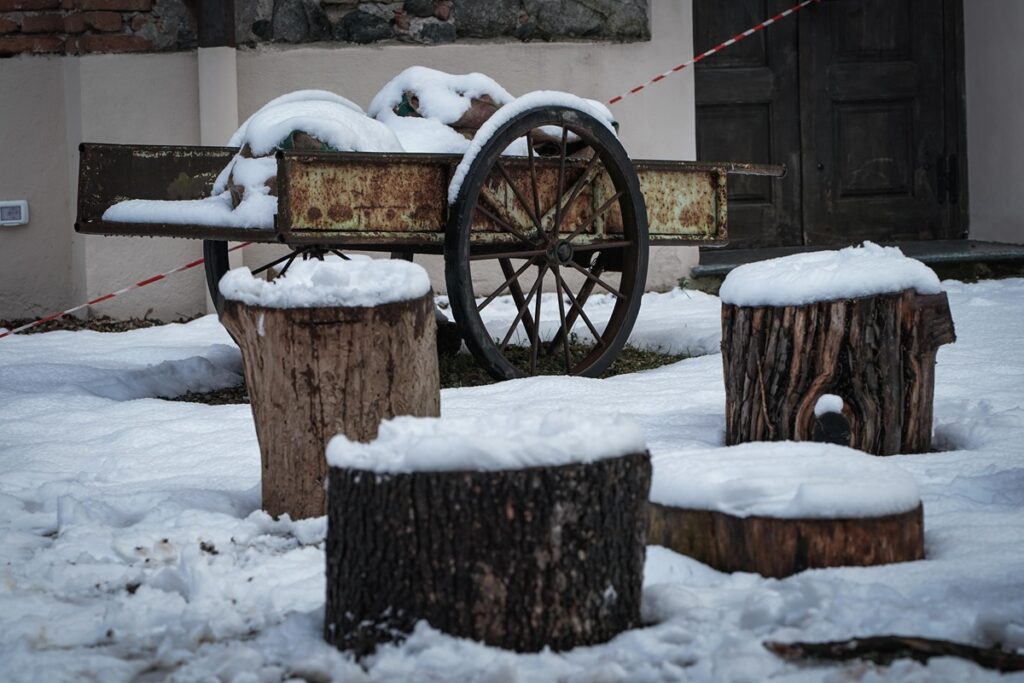 Neve sulla collina di Torino