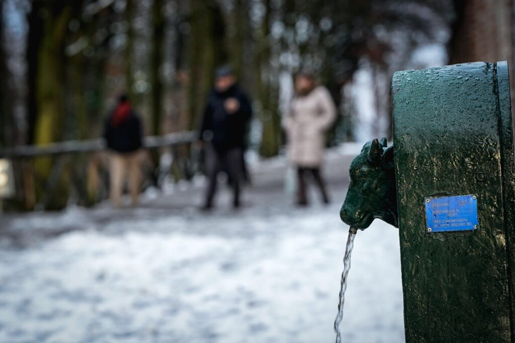 Neve sulla collina di Torino