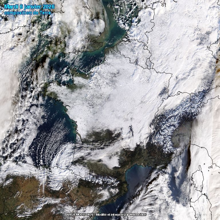 neve francia 6 gennaio 2026