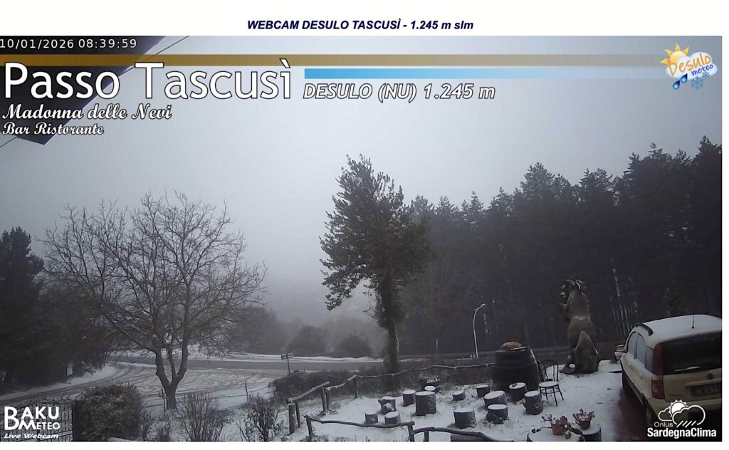neve oggi sardegna