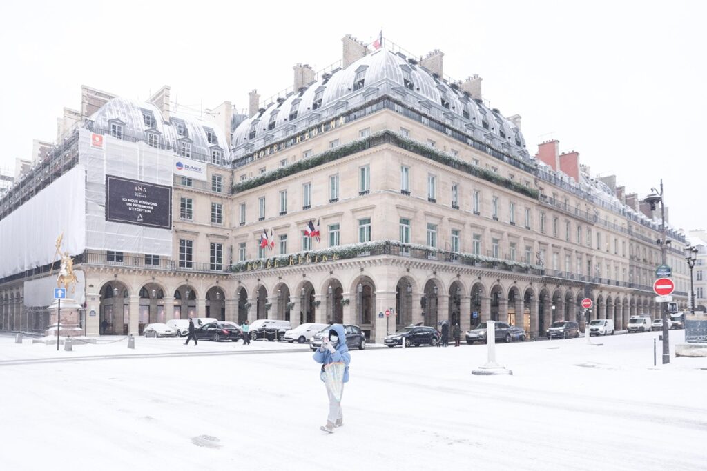neve parigi francia