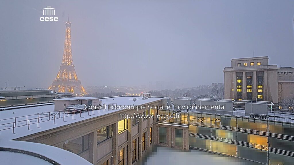 neve parigi francia