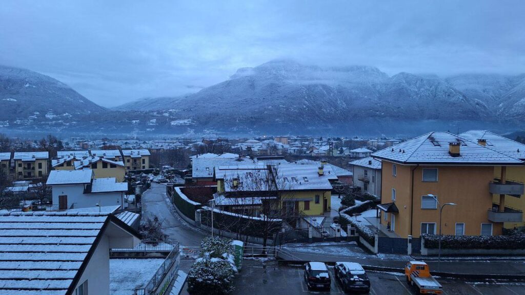 neve piemonte 25 gennaio 2026