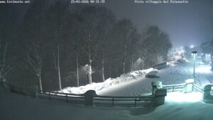 neve piemonte notte