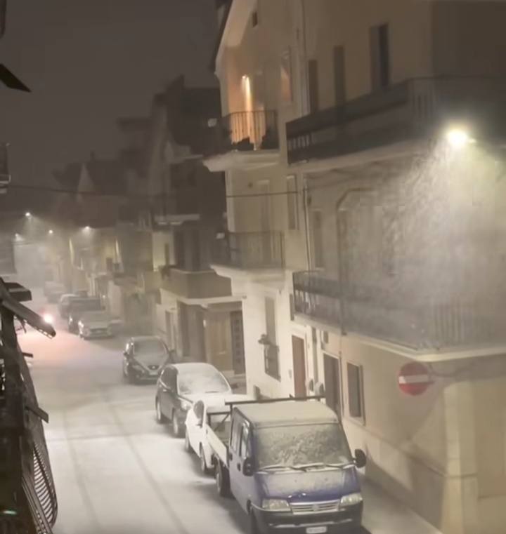 neve puglia