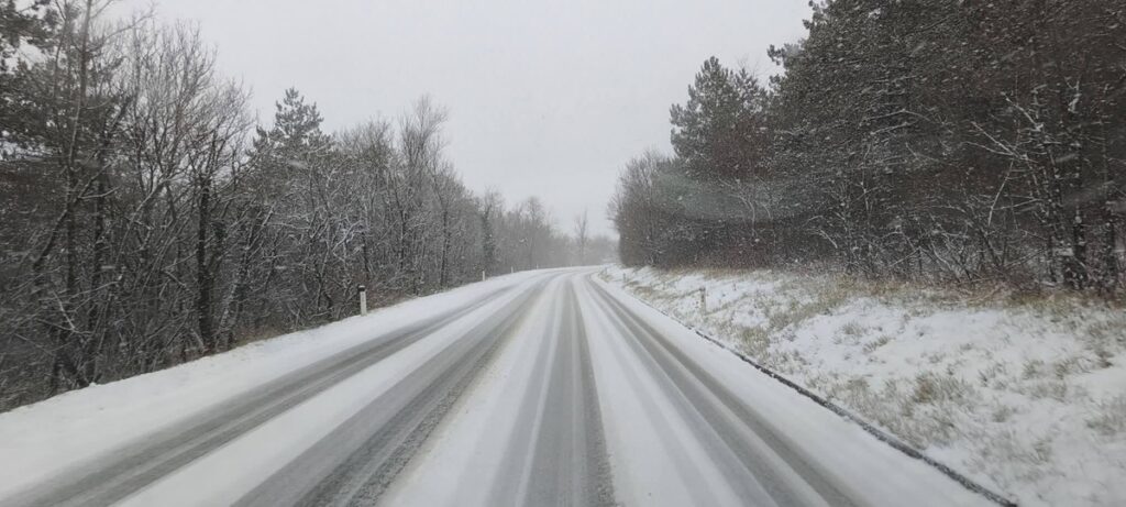 neve trieste carso