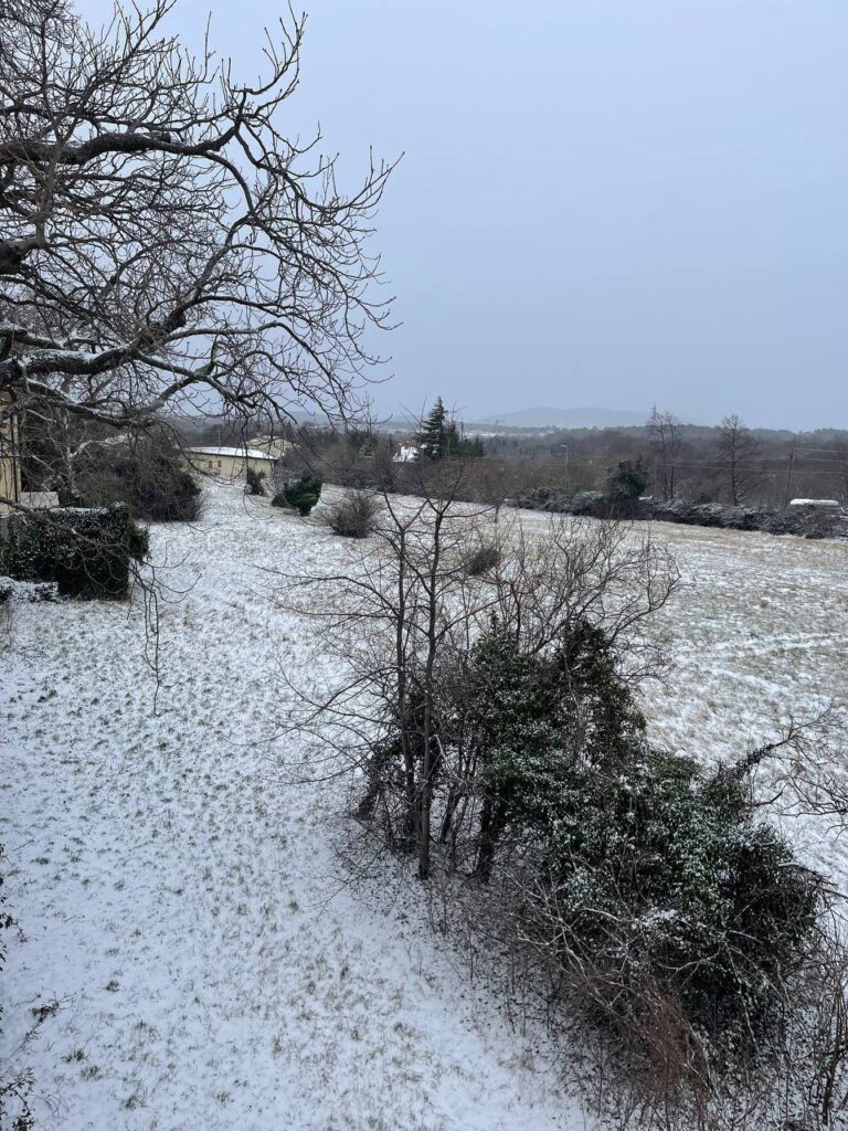 neve trieste carso