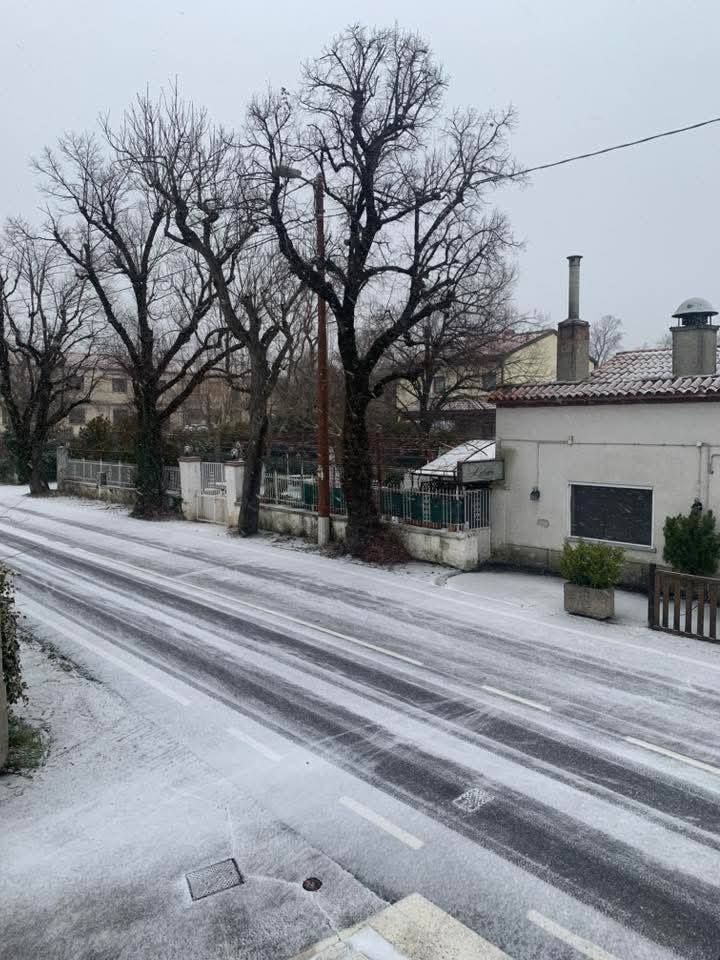 neve trieste carso