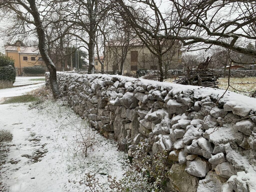 neve trieste carso