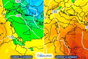 previsioni meteo gennaio 2026
