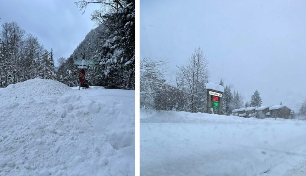 record neve juneau alaska usa