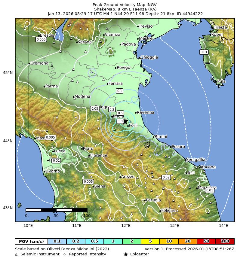 secondo terremoto emilia romagna oggi