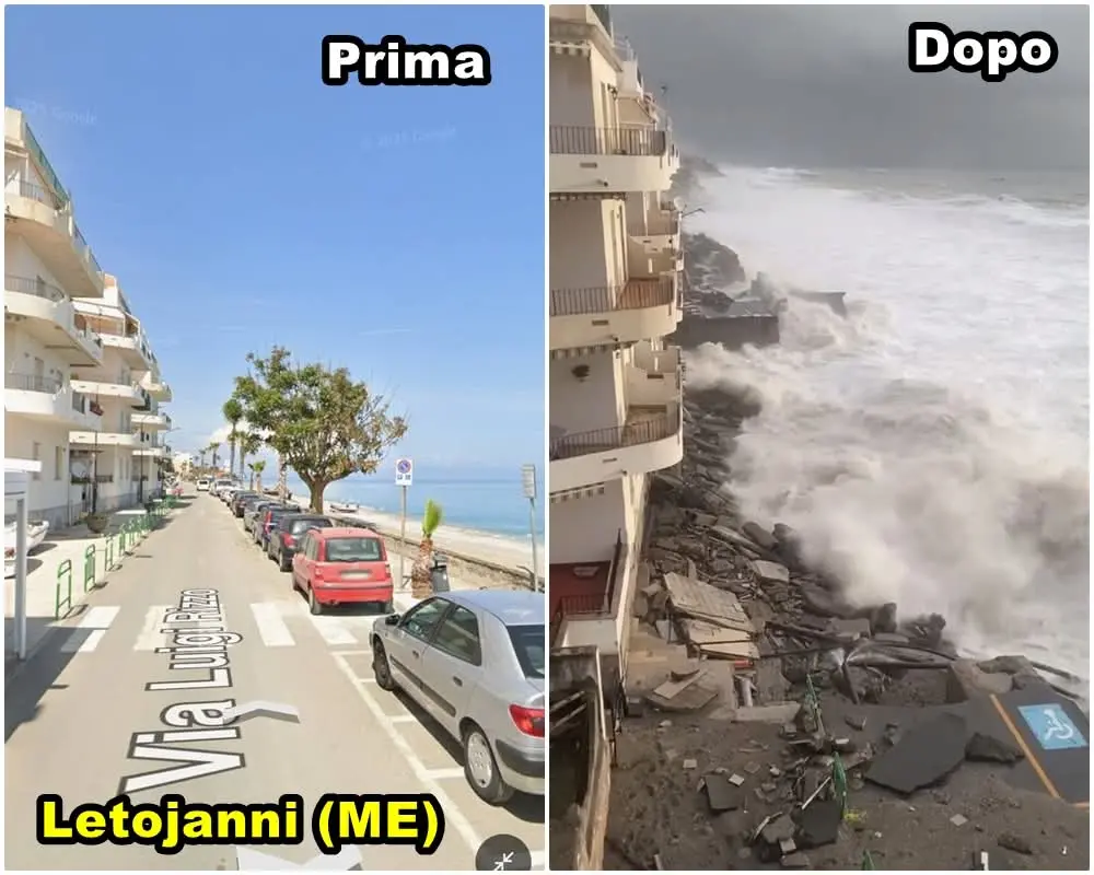 storica mareggiata acitrezza sicilia 21 gennaio 2026