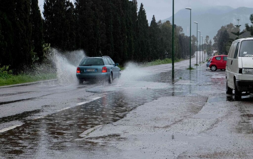 strada allagata generica maltempo