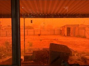 tempesta di sabbia australia