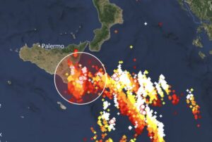 temporali notte sicilia