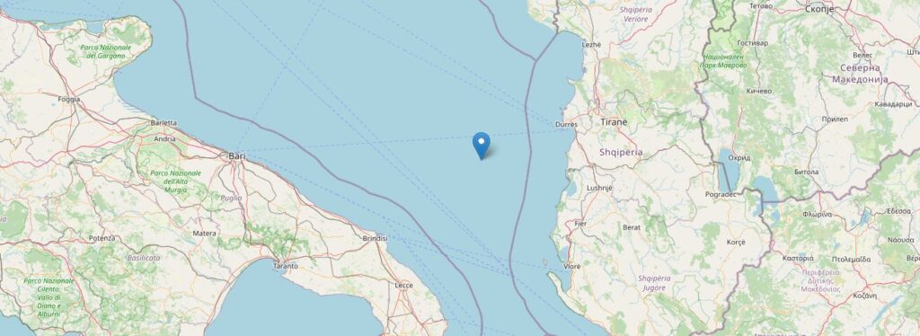 terremoto adriatico puglia albania