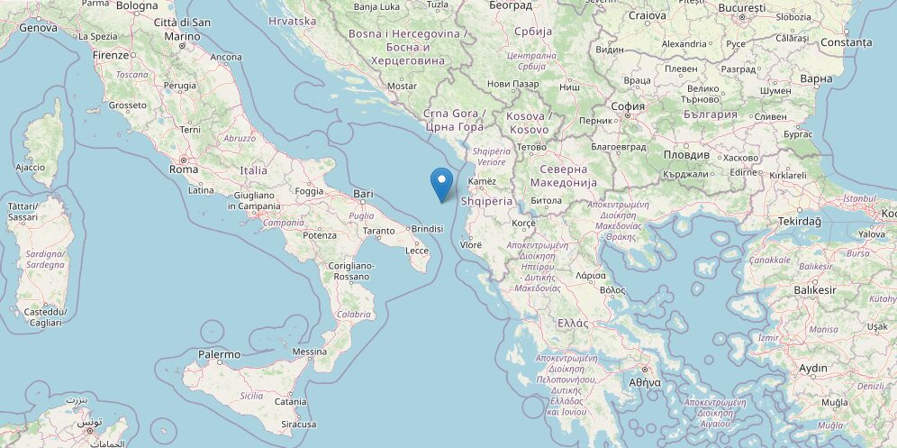 terremoto adriatico puglia albania
