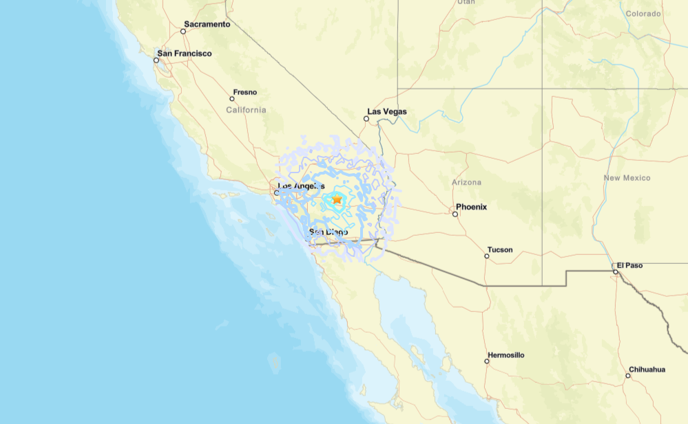 terremoto california oggi