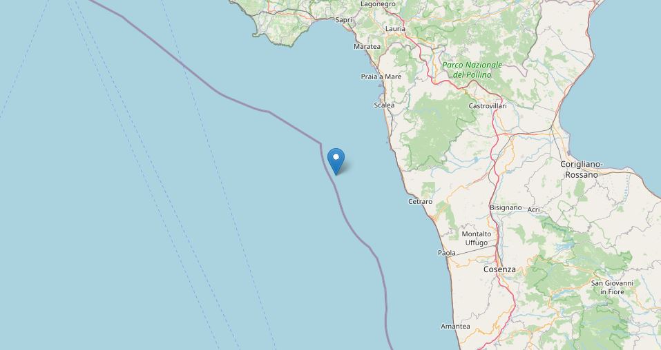 terremoto cosenza calabria