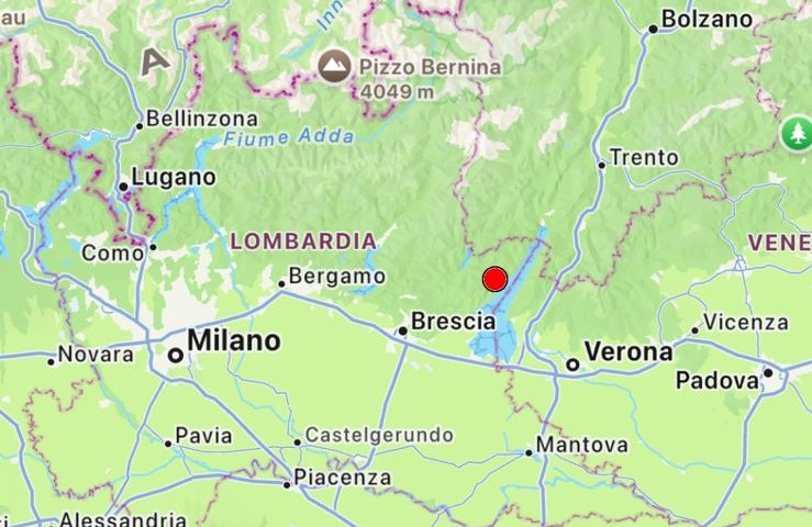 terremoto gargnano lombardia