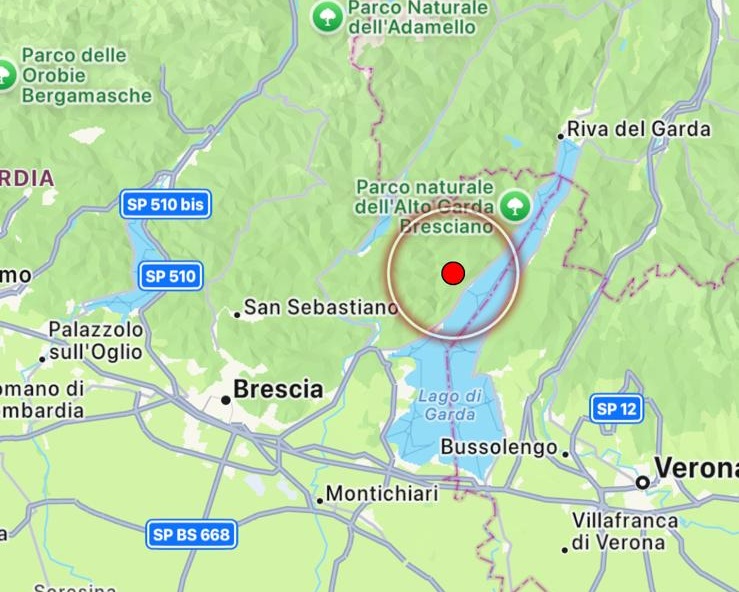 terremoto gargnano lombardia